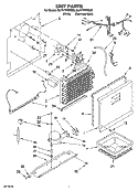 UNIT PARTS, OPTIONAL PARTS (NOT INCLUDED) Diagram and Parts List for EL7ATRRMQ08  Whirlpool Refrigerator