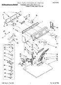 TOP AND CONSOLE, LIT/OPTIONAL Diagram and Parts List for KGYS777EZ1  KitchenAid Dryer