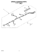 WIRING HARNESS PARTS Diagram and Parts List for LCR5232HQ2  Whirlpool Washer
