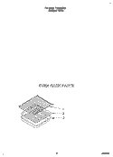 OVEN RACK, LITERATURE Diagram and Parts List for FGS385BQ1  Roper Range