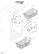 Part Location Diagram of 4390798 Whirlpool USE WPL 68001725
