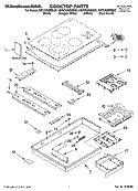 Part Location Diagram of 9759381 Whirlpool Element, Surface (1200/2400W LF)