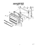 FREEZER DOOR Diagram and Parts List for ET18UKXAN00  Whirlpool Refrigerator