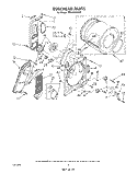 SECTION Diagram and Parts List for TEDL600WW0  Whirlpool Dryer