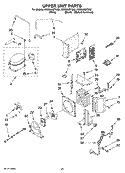 UPPER UNIT PARTS Diagram and Parts List for KSSS48QTB02  KitchenAid Refrigerator