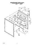 REFRIGERATOR DOOR, LIT/OPTIONAL Diagram and Parts List for ET18YKXAW00  Whirlpool Refrigerator
