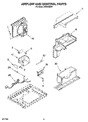 Part Location Diagram of 8209289 Whirlpool Seal, Control Box