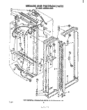 BREAKER AND PARTITION Diagram and Parts List for ED25SM1LWR0  Whirlpool Refrigerator