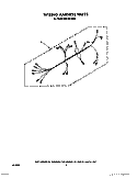 WIRING HARNESS, LIT/OPTIONAL Diagram and Parts List for MS1651XW0  Whirlpool Microwave