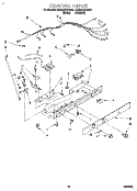CONTROL Diagram and Parts List for ED22ZRXDW01  Whirlpool Refrigerator