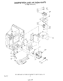 MAGNETRON AND AIRFLOW Diagram and Parts List for MW8800XS2  Whirlpool Microwave