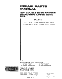 MAIN TOP Diagram and Parts List for 1893^0A  Whirlpool Wall Oven