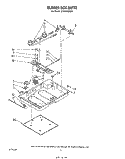 BURNER BOX Diagram and Parts List for SC8430SRW1  Whirlpool Cooktop