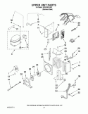 UPPER UNIT PARTS Diagram and Parts List for KSSC48QVS02  KitchenAid Refrigerator