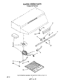 SECTION Diagram and Parts List for RH4730XWW0  Whirlpool Range Hood
