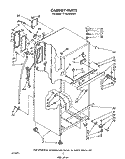 CABINET Diagram and Parts List for TT16CKXWW01  Whirlpool Refrigerator