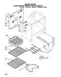 OVEN, OPTIONAL Diagram and Parts List for RF366PXYQ1  Whirlpool Range