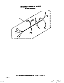WIRING HARNESS, LIT/OPTIONAL Diagram and Parts List for MS1650XW0  Whirlpool Microwave