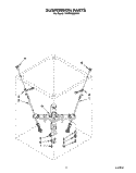 SUSPENSION Diagram and Parts List for TAWM400AW0  Estate Washer