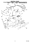 CONTROL PARTS Diagram and Parts List for KSRG25FTSS00  KitchenAid Refrigerator
