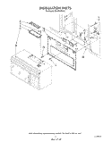 INSTALLATION Diagram and Parts List for MH6701XW0  Whirlpool Microwave