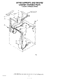 Part Location Diagram of 696636 Whirlpool Clip, Pressure Switch Hose And Wiring Harness (sold individually, 3 recommended)