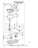 GEARCASE Diagram and Parts List for LA7900XPW1  Whirlpool Washer