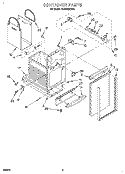 CONTAINER Diagram and Parts List for TU4700XBP0  Whirlpool Trash Compactor