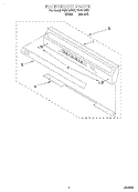 BACKGUARD Diagram and Parts List for FGP210EN1  Roper Range