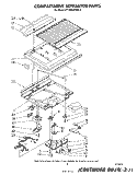COMPARTMENT SEPARATOR Diagram and Parts List for ET18EKXPWR4  Whirlpool Refrigerator