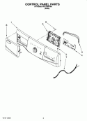 Part Location Diagram of WPW10192972 Whirlpool Console