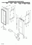 Part Location Diagram of W10157433 Whirlpool ENDCAP-HDL
