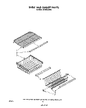 SHELF AND BASKET Diagram and Parts List for EV190EXSW00  Whirlpool Freezer