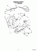 CONTROL PARTS Diagram and Parts List for TS25CGXTD02  Estate Refrigerator