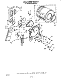 SECTION Diagram and Parts List for LE5780XMW0  Whirlpool Dryer