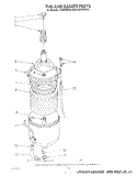 TUB AND BASKET Diagram and Parts List for LT5000XSW3  Whirlpool Washer Dryer Combo