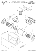 SECTION Diagram and Parts List for RH7930XAS0  Whirlpool Range Hood