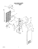 AIRFLOW, LIT/OPTIONAL Diagram and Parts List for 3XKGN705000  Whirlpool Refrigerator