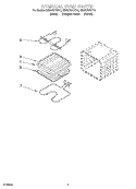 INTERNAL OVEN Diagram and Parts List for RBS275PDT10  Whirlpool Wall Oven