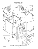SECTION Diagram and Parts List for LE5750XKW2  Whirlpool Dryer