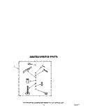 MISCELLANEOUS Diagram and Parts List for LA7780XSW2  Whirlpool Washer