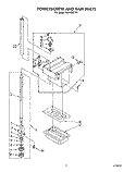 POWERSCREW AND RAM Diagram and Parts List for TU8150XTP1  Whirlpool Trash Compactor