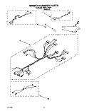 WIRING HARNESS Diagram and Parts List for KEBI141YWH1  KitchenAid Wall Oven