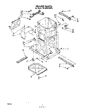 FRAME Diagram and Parts List for TU4000XMP0  Whirlpool Trash Compactor
