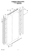 CABINET TRIM PARTS Diagram and Parts List for KSSP48QMS03  KitchenAid Refrigerator