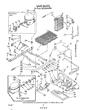 UNIT Diagram and Parts List for 6ED25RQXWW00  Whirlpool Refrigerator