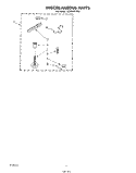 MISCELLANEOUS , LITERATURE AND OPTIONAL Diagram and Parts List for LC4500XTW0  Whirlpool Washer