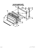 FREEZER DOOR Diagram and Parts List for ET14JMXXW00  Whirlpool Refrigerator