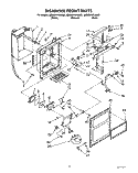 DISPENSER FRONT Diagram and Parts List for 8ED22PWXAW00  Whirlpool Refrigerator