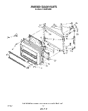 FREEZER DOOR Diagram and Parts List for ET22DMXSW00  Whirlpool Refrigerator